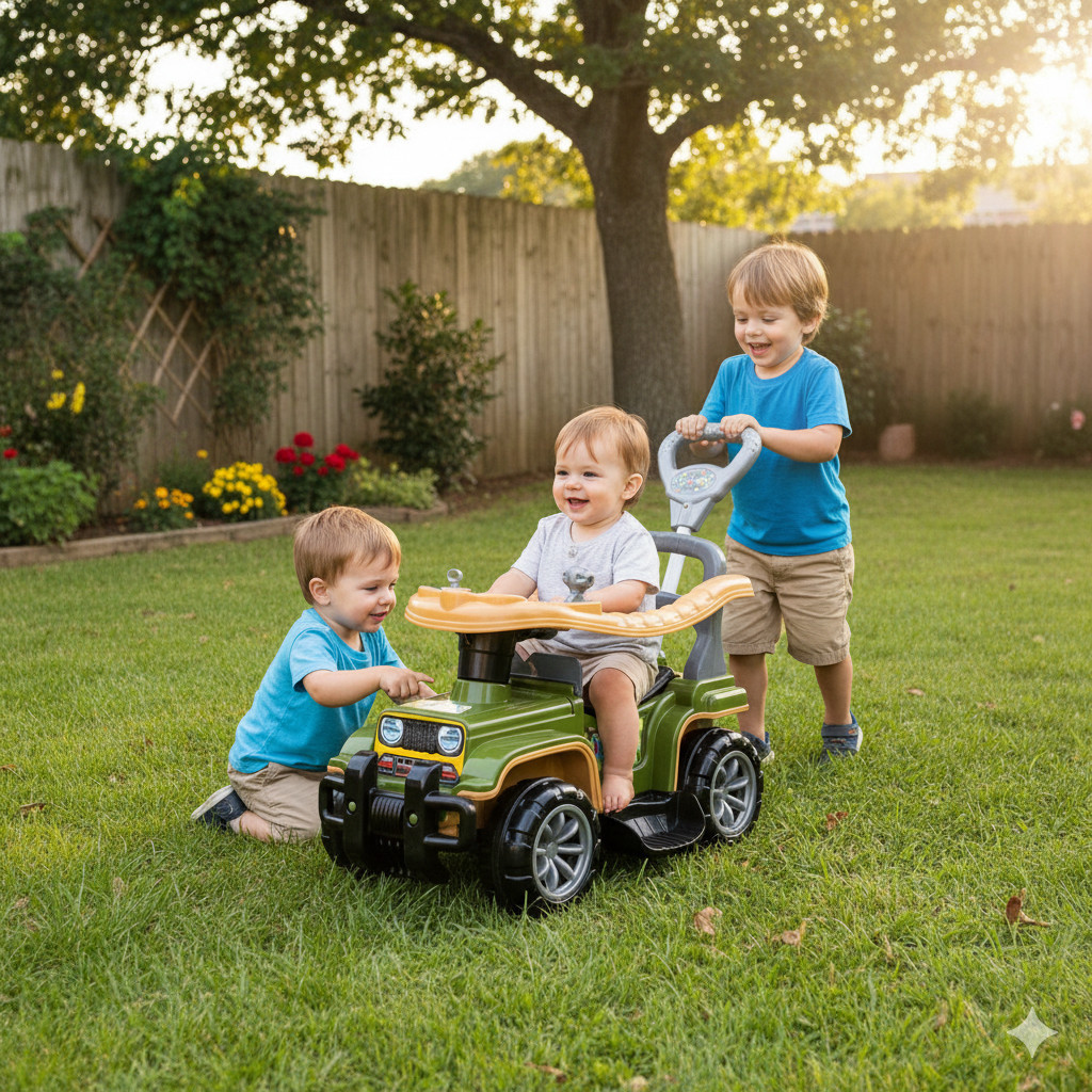 Carrinho Quadriciclo Infantil Passeio Crianca Menino Menina Seguro Conforto Duravel Varios Modelos
