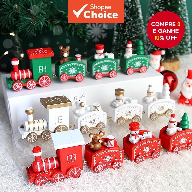 [Bolo De Trem De Natal Topper , Train , Santa Claus , Snowman , Bakeware