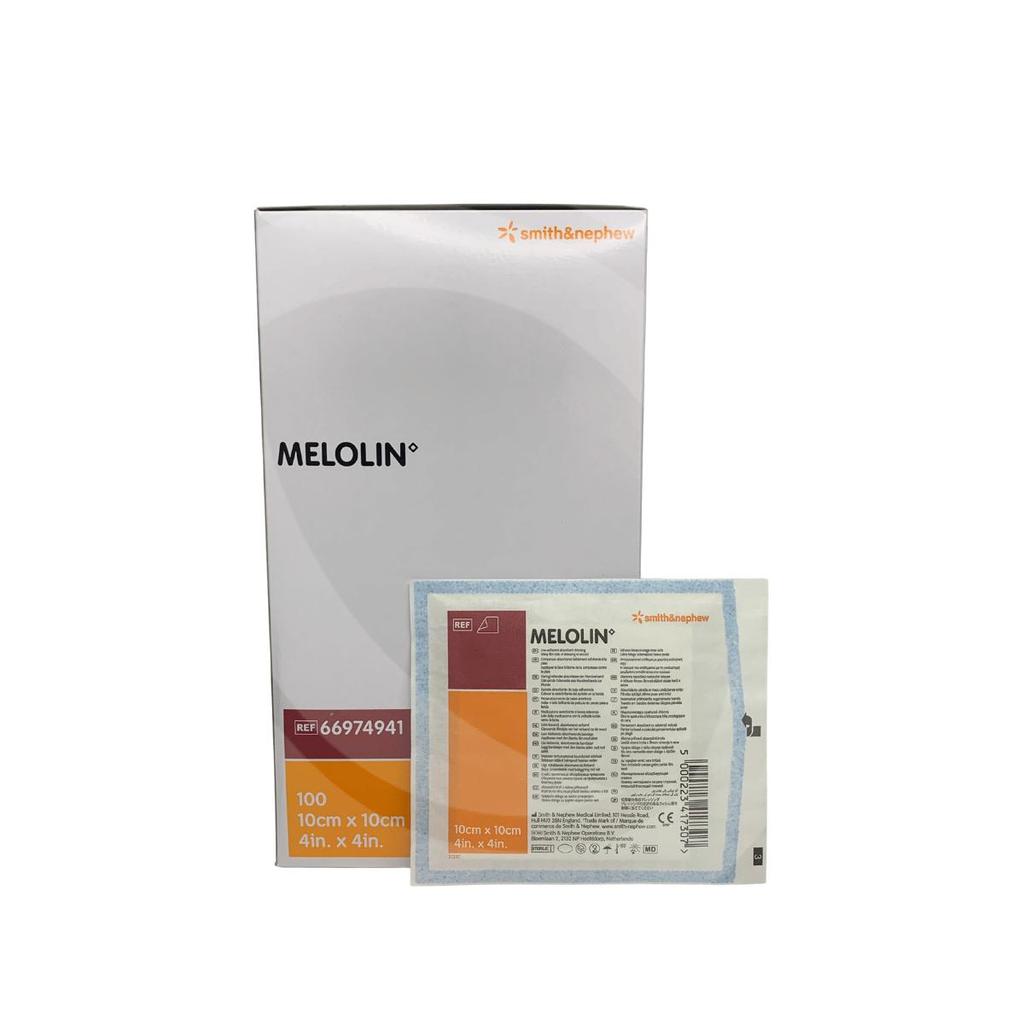 Curativo Melolin 10x10cm | Smith & Nephew - 50 Unidades