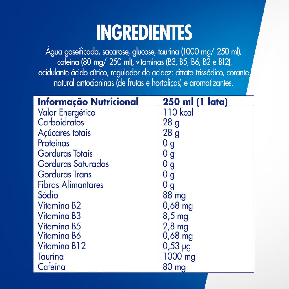 Detalhes do Energético Red Bull, Melancia 250ml