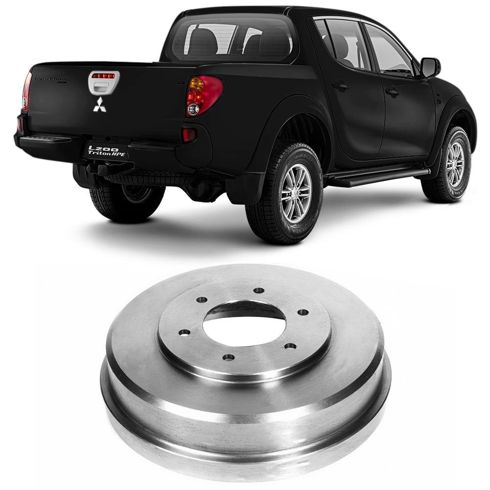 Tambor Freio L200 08/16 Traseiro S/cubo Hf202c Hiper Freios em Oferta na Shopee