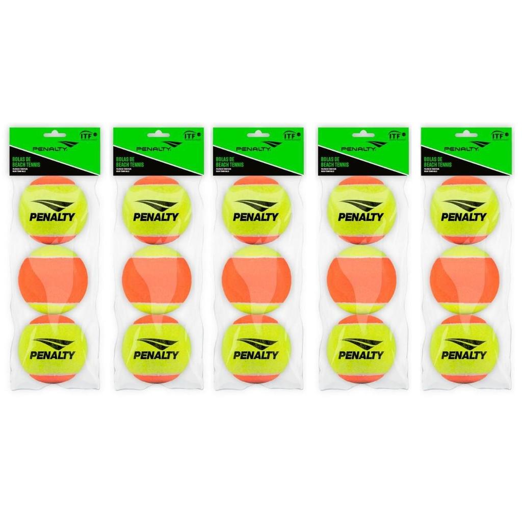 Kit 15 Bolinhas Penalty Beach Tennis em Oferta na Shopee