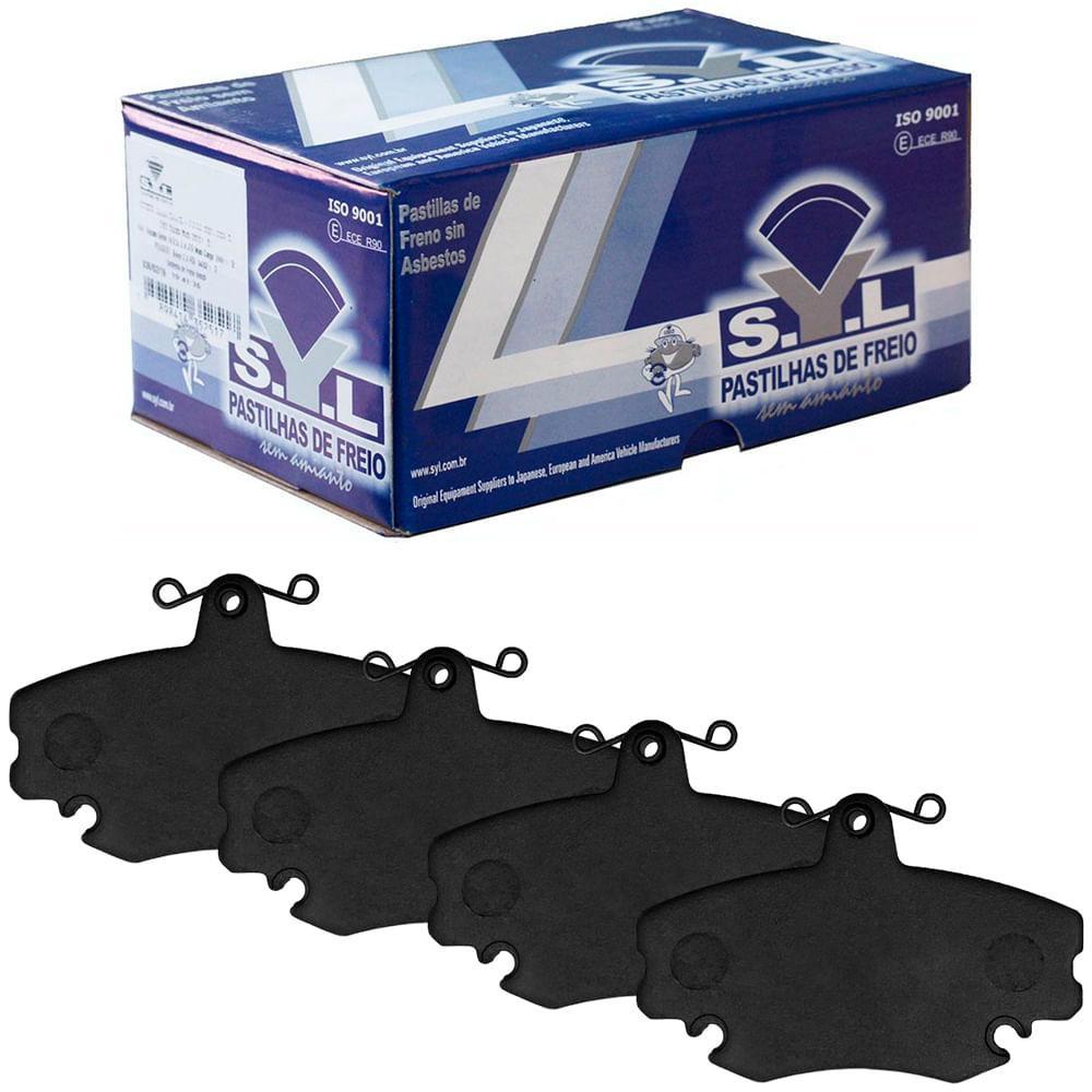 Kit Pastilha Freio Renault Clio Sedan 2000 A 2009 Dianteira em Oferta na Shopee