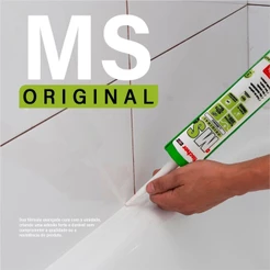 SelanteFischer Ms Branco e Cinza 400g Construção Cola Sela Veda