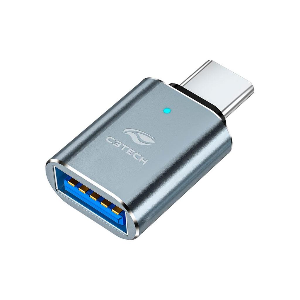 Adaptador USB-C p/ USB (USB-A F): C3Tech OTG-20 em Oferta na Shopee