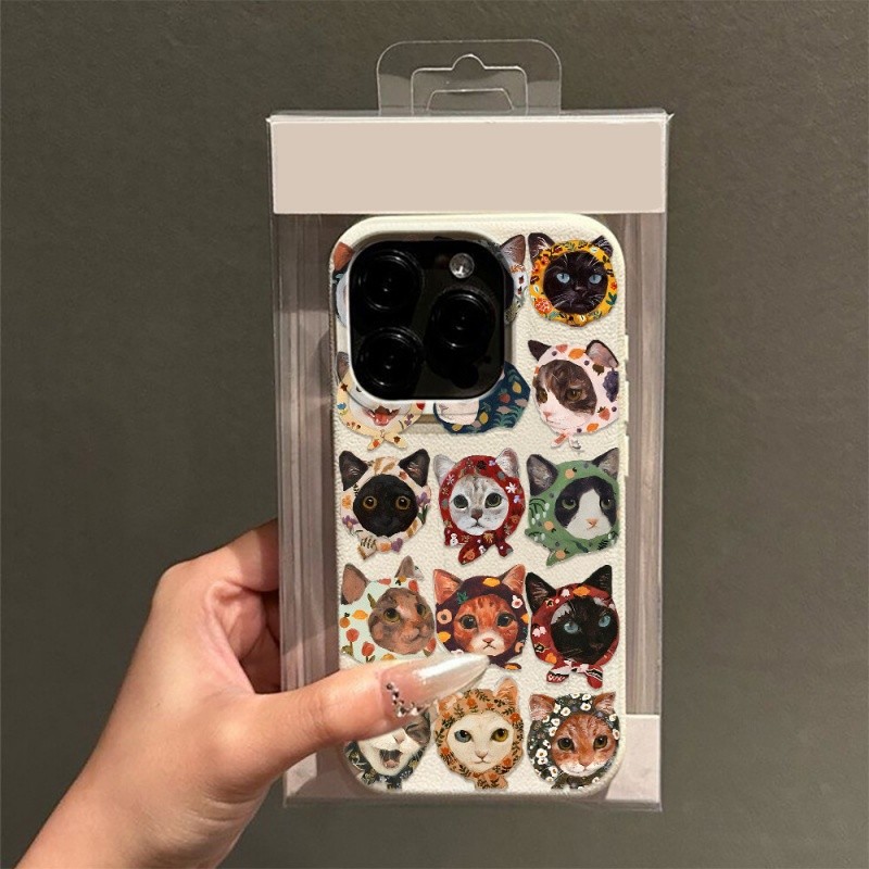 Capa De Celular Para Xiaomi 15T PRO 5G Poco X7 F7 M7 15 Ultra 14T 14T X5 F6 F5 X3 Escudo Lichee Padrão Gato Preto Engraç em Oferta na Shopee