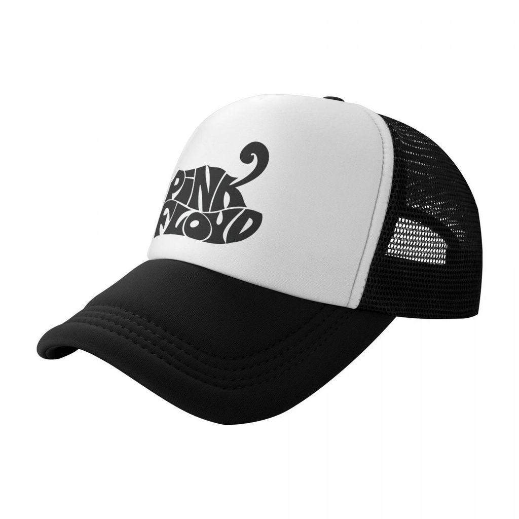 Boné Trucker Pink Floyd Band Mesh Com Proteção Solar-Perfeito Para Caminhadas E Camping