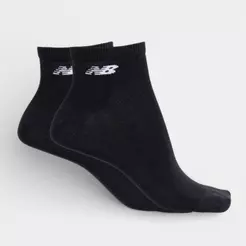 Kit Meia New Balance Logo Cano Curto C/ 3 Pares - Preto