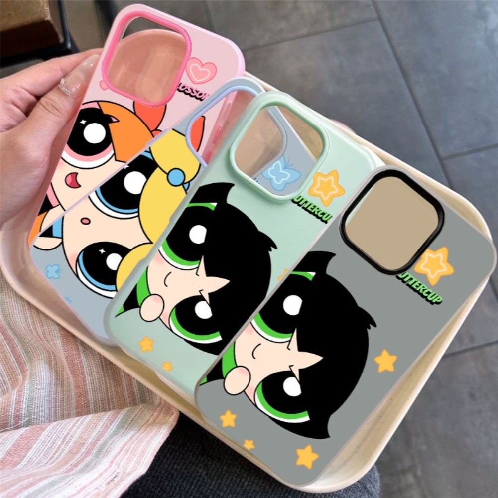 Capa Para Samsung S25 Ultra S24 Plus S23 S22 A17 A07 A26 A06 A16 A05 A15 A14 A34 A23 A32 2 Em 1 Bonito Power Meninas Mac