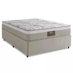 Cama Box Casal Queen Cristal Molas Ensacadas 158x198x61cm