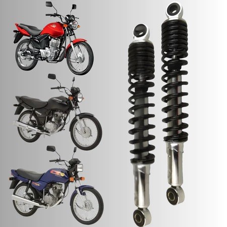 Par Amortecedor Traseiro Honda Titan Fan Start 150 e 160 2004 até 2015