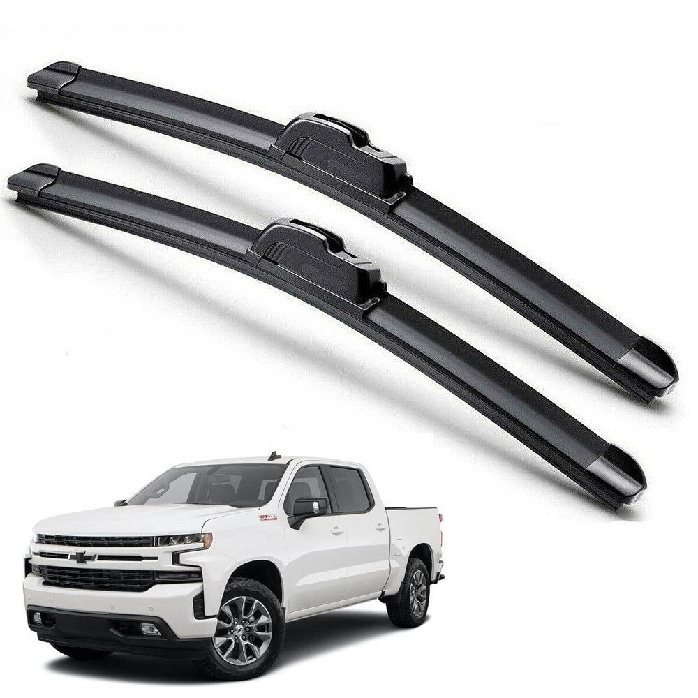 Para 2019-2025 Chevy Silverado Sierra 1500 Lâmina De Limpador De Pára-Brisa De Silicone Híbrido