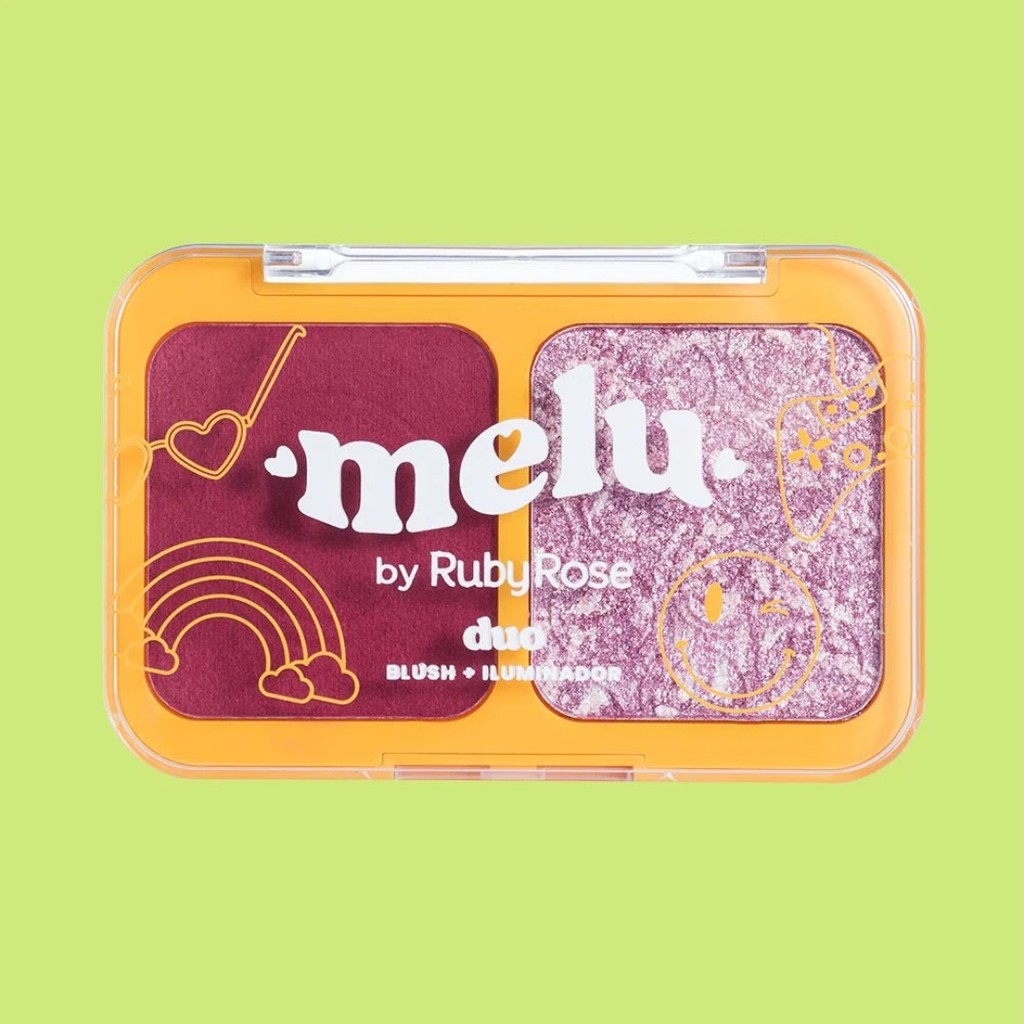 Duo Blush + Iluminador 6,85G - Rr1002 - Melu em Oferta na Shopee