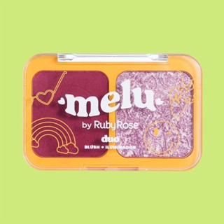 Duo Blush + Iluminador 6,85G - Rr1002 - Melu em Oferta na Shopee