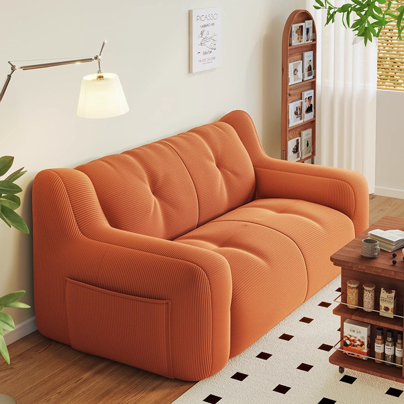 Sofá preguiçoso reclinável pode dormir único duplo pequeno sofá sala de estar Tatami pequeno apartamento canil humano ca