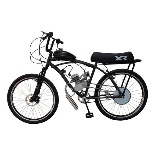 Bicicleta Motorizada 80cc Freio Disco, Suspensão E Banco Xr