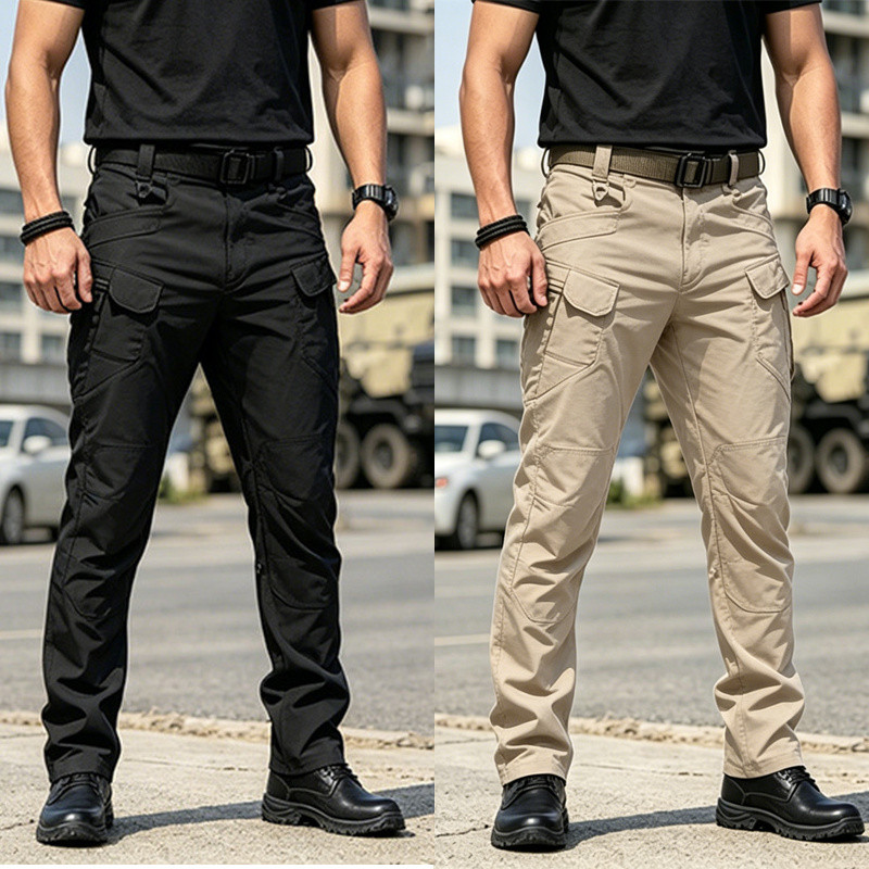 Calça Tática Masculina com Tecido Ripstop - Impermeável, Resistente e para Trilhas,X7