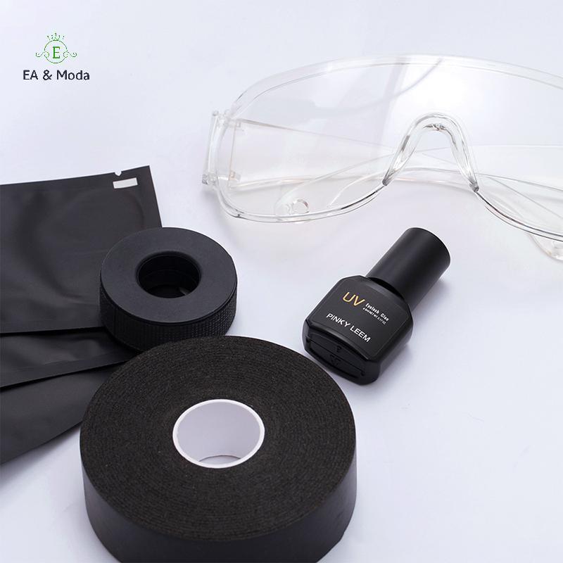 EA & Moda 5ml Adesivo De Cola UV Para Extensões De Cílios Secagem Rápida Forte Extensão Postiços De Longa Duração Ferram