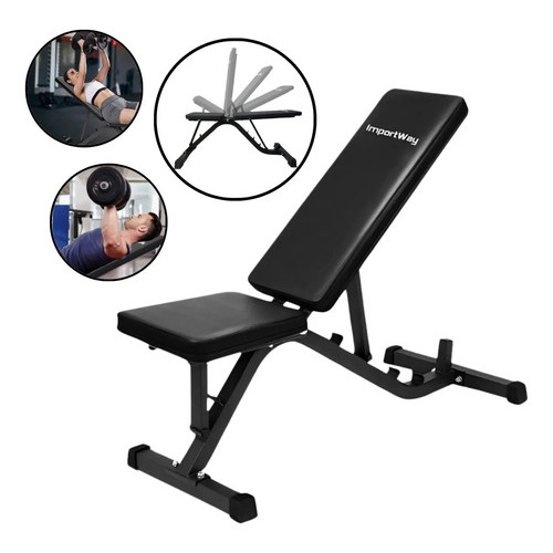 Banco De Supino Musculação Academia Ajustável Suporta 150kg