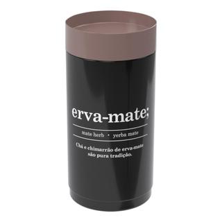 Pote Porta Erva Mate 1,6 L Despensa Cozinha Plasútil