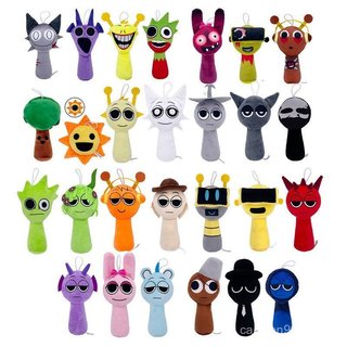 Sprunki Incredibox Plushie Wenda Cinza Oren Raddy Bonecos De Pelúcia E Brinquedos Presente De Natal Para Crianças Aniver