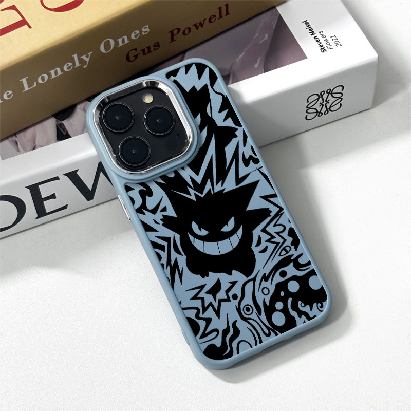 Capinha de celular Pokémon Gengar para iPhone 11 12 13 15 14 16 17 Pro Max Xr Xs Max 16 Plus capa