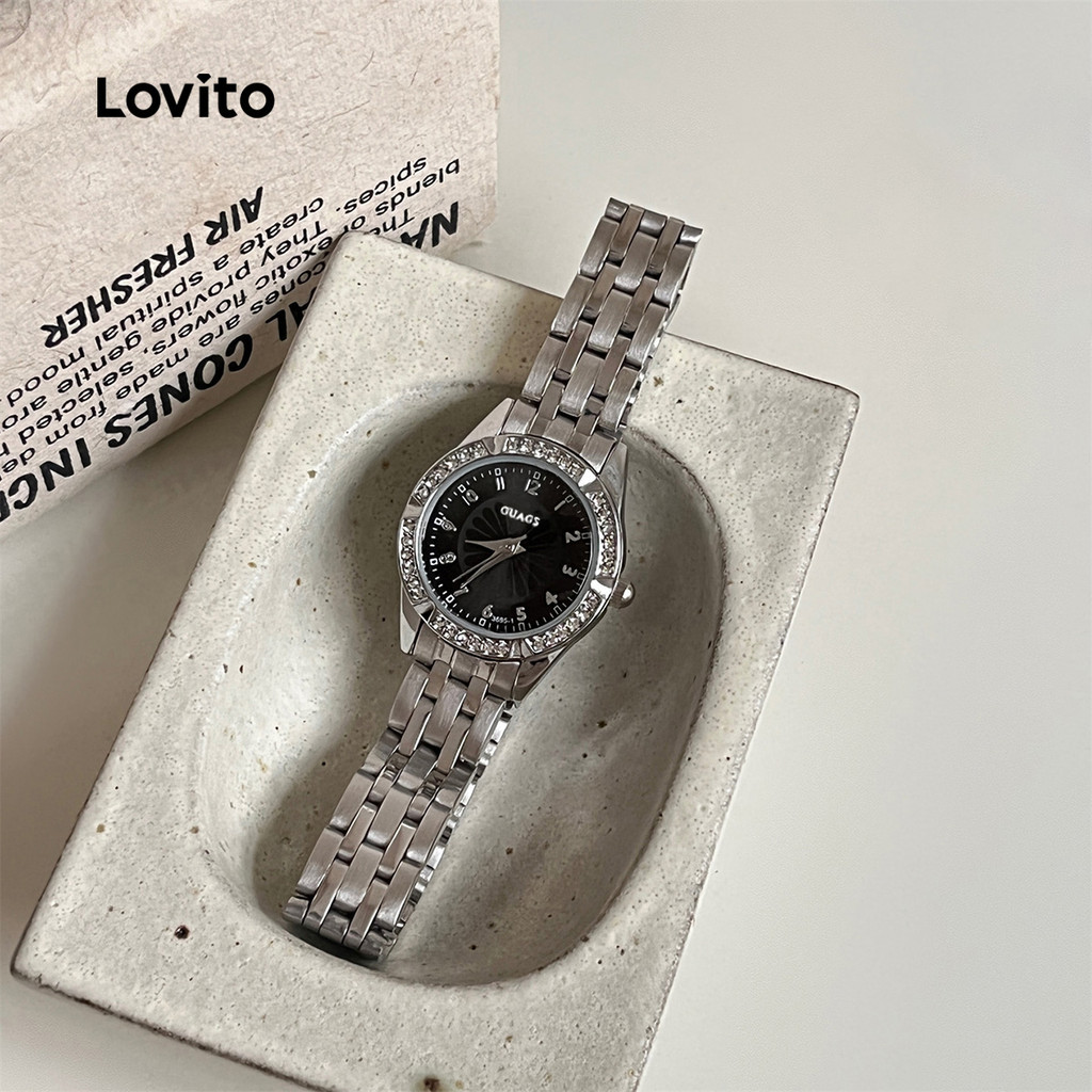 Lovito Relógio de Quartzo Elegante, Clássico e versátil LFA99234