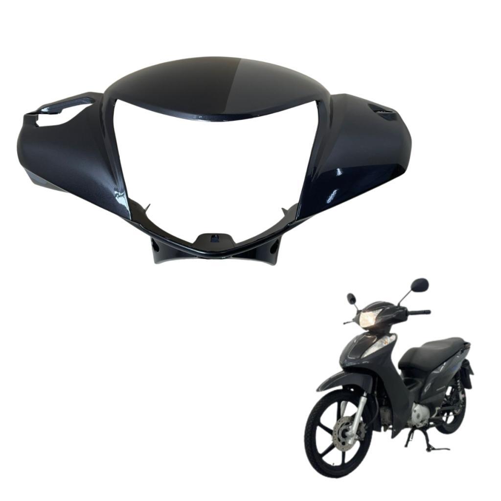 CARENAGEM FAROL HONDA BIZ EX 125 2012 2017 CINZA UNA SOMBRIO
