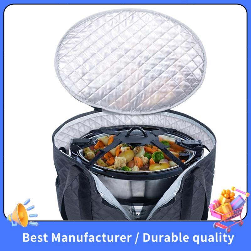 Estojo De Transporte Para Fogão Lento Transportador De 6 A 8 Quartos Comida Quente E Sacola De Praia Hamlton