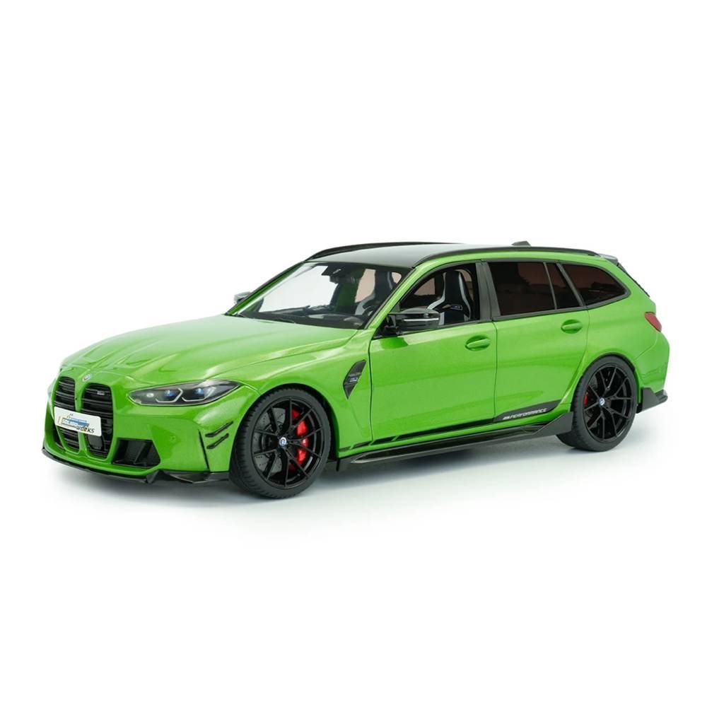 Miniatura Carro BMW M3 Touring c/ Performance Parts (2024) - Verde - 1:18 - Solido