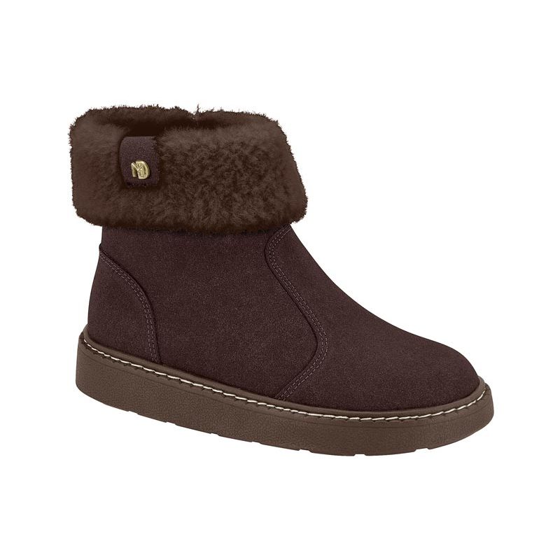 Bota Feminina Pelinho Cano Médio Moda Modare Original