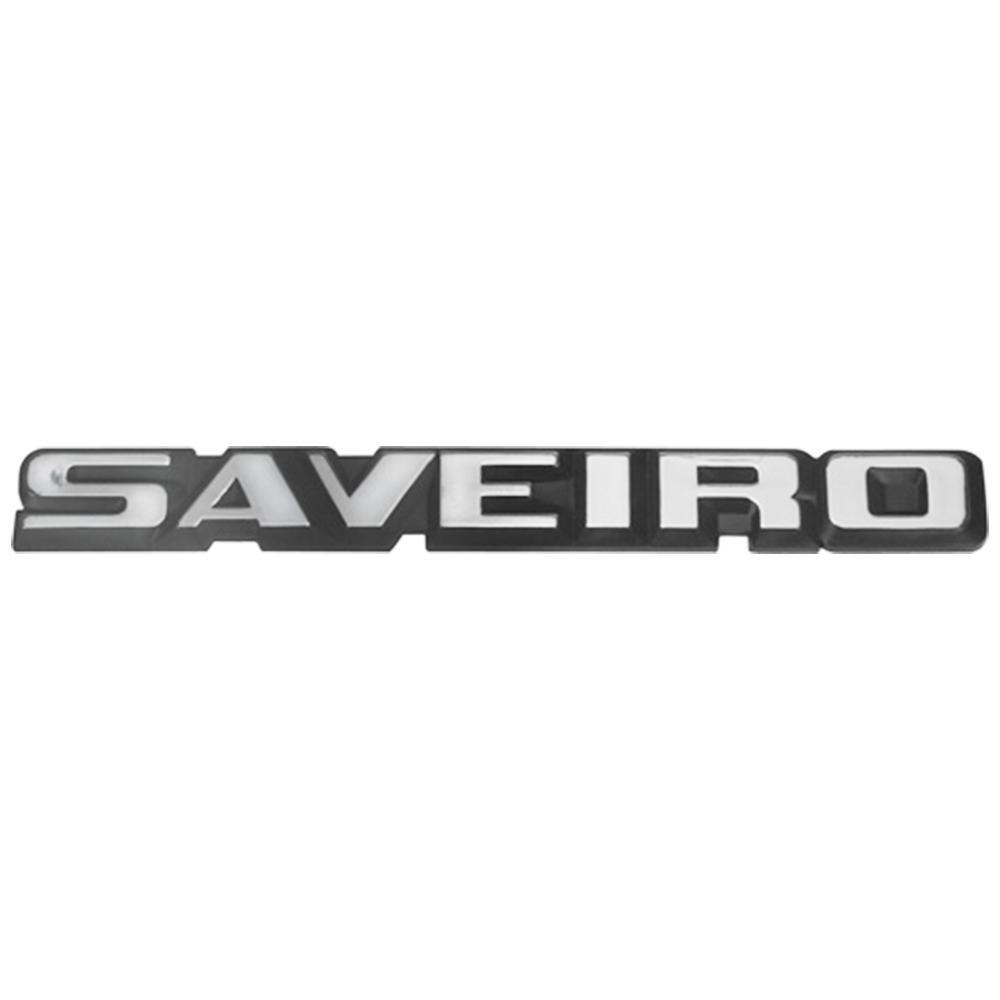 Emblema Saveiro da Tampa Traseira Saveiro Quadrada G1 83 84 85 86 87 88 89 90