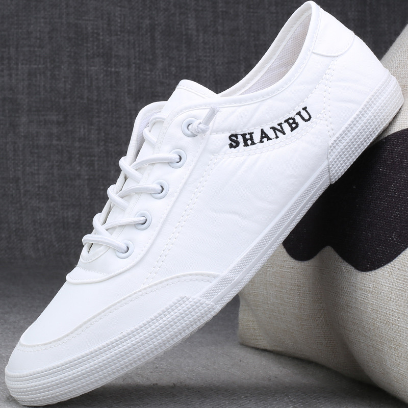 Sapatos masculinos primavera outono sapatos casuais sapatos masculinos planos tênis brancos 2026 novo estilo sapatos de