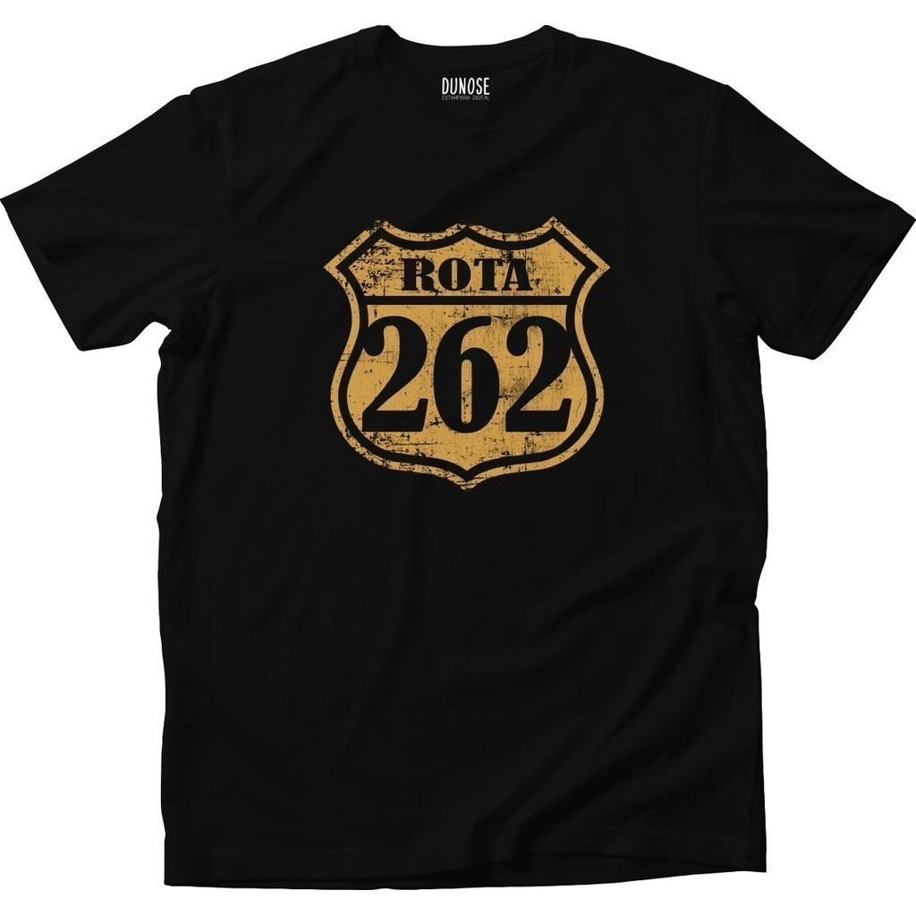 Camisa Premium Camiseta Algodão Masculina Rota 262 Envio Imediato