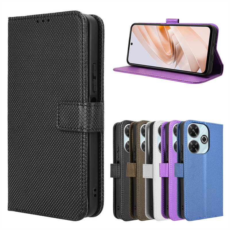 Adequado para Xiaomi Poco M6 4g/redmi 13 4g caso de telefone Flip redmi Note13R 