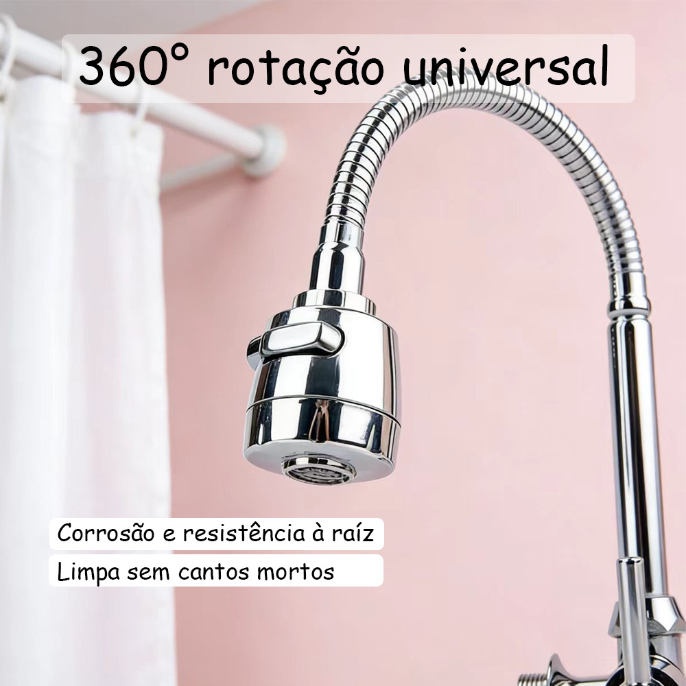 Torneira Universal de Pia Aço Inoxidável Monocomando Retrátil Bica Multifuncional Uso Doméstico Torneira de Cozinha em Oferta na Shopee