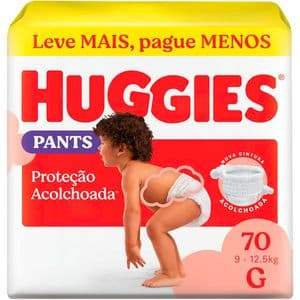 Fralda Roupinha Huggies Pants G 70 un