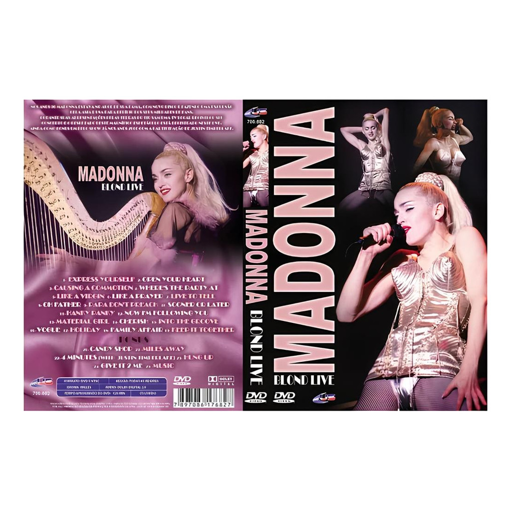 Vhs Dvd Madonna Blond Live [lacrado]