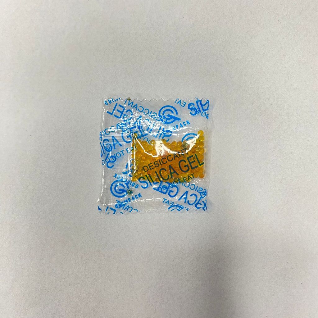 Sílica Gel laranja 1 a 3mm sachê em Filme BOPP 1g QUIMPACK - c/400