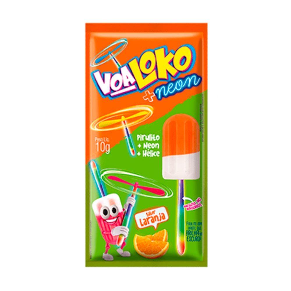 Detalhes do Pirulito Neon Voaloko Hélice Sabores Sortidos 10g