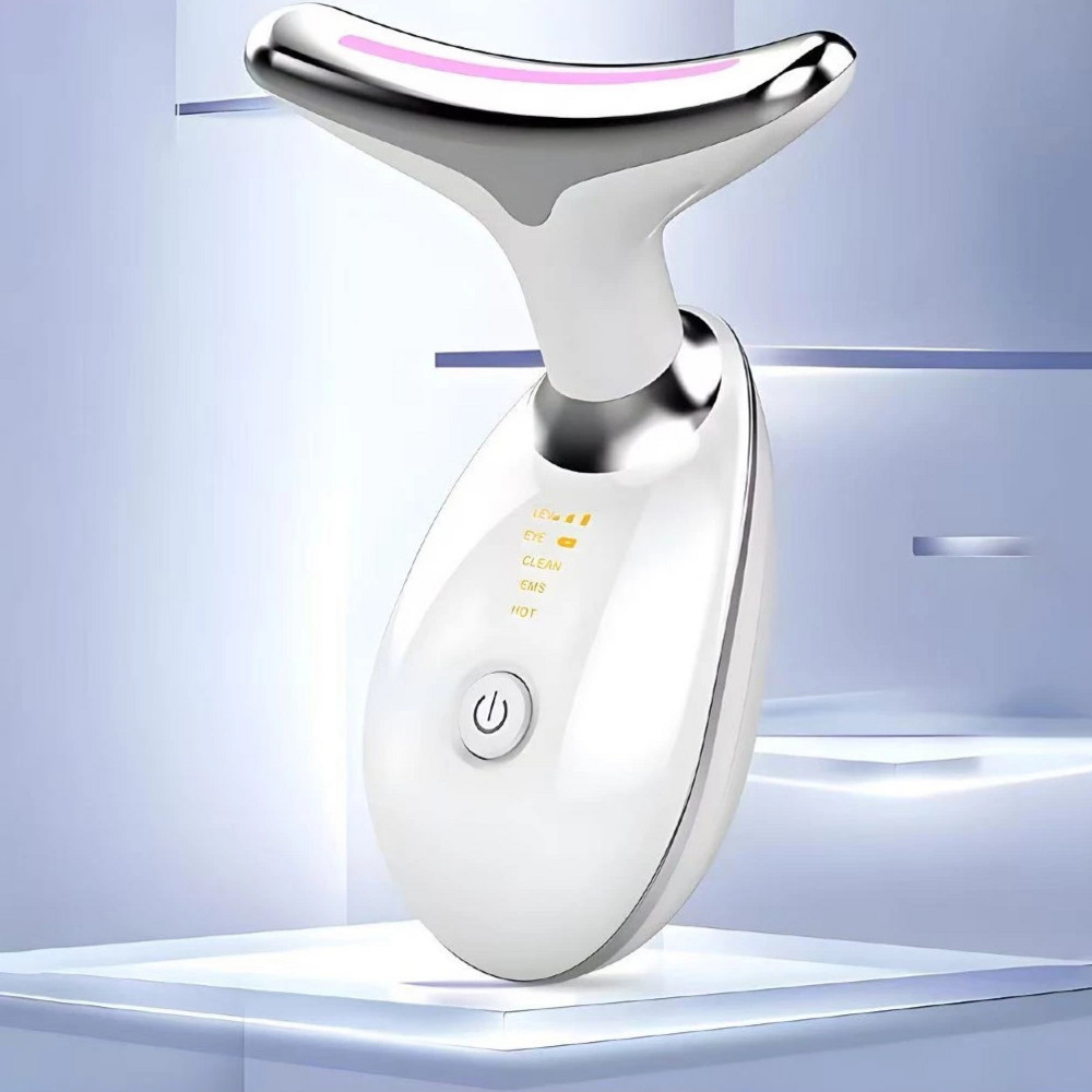 Massageador De Pele Firmeza Pescoço Led Massageador Portátil Beleza para Rosto e Pescoço