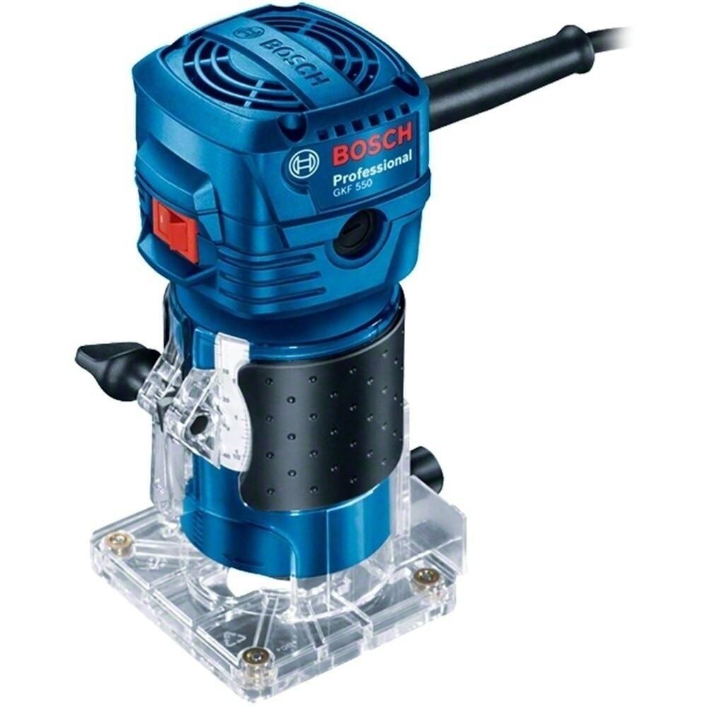 Tupia Profissional Bosch GKF 550, com 2 Pinças, 550 Watts - 220 Volts