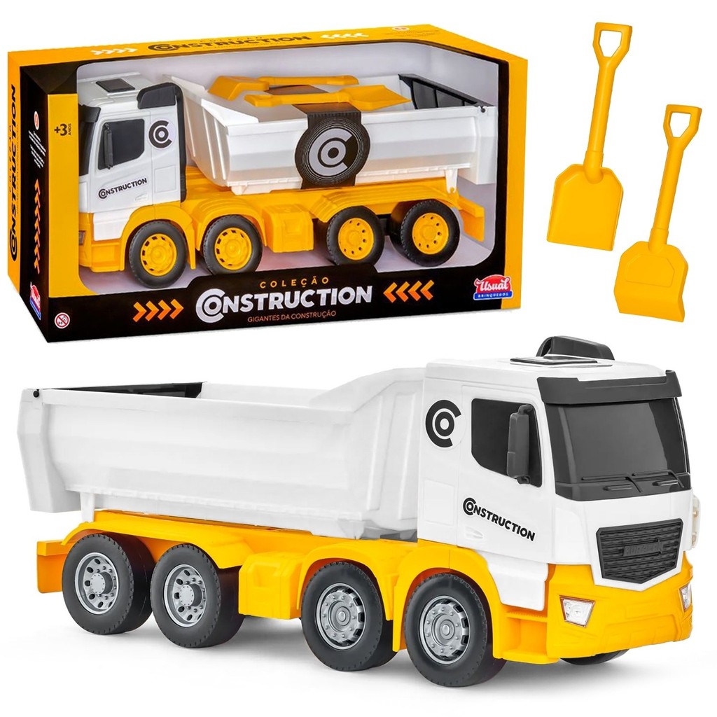 Caminhão Caçamba Articulado Construction Veículos Em Miniatura Com Acessórios