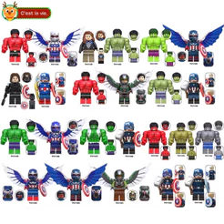 Crianças brinquedos blocos de construção educacionais presentes de aniversário decoração Falcon