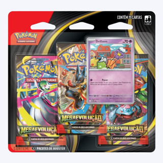 Blister Triplo Pokémon Megaevolução Colecionáveis Tcg Copag em Oferta na Shopee