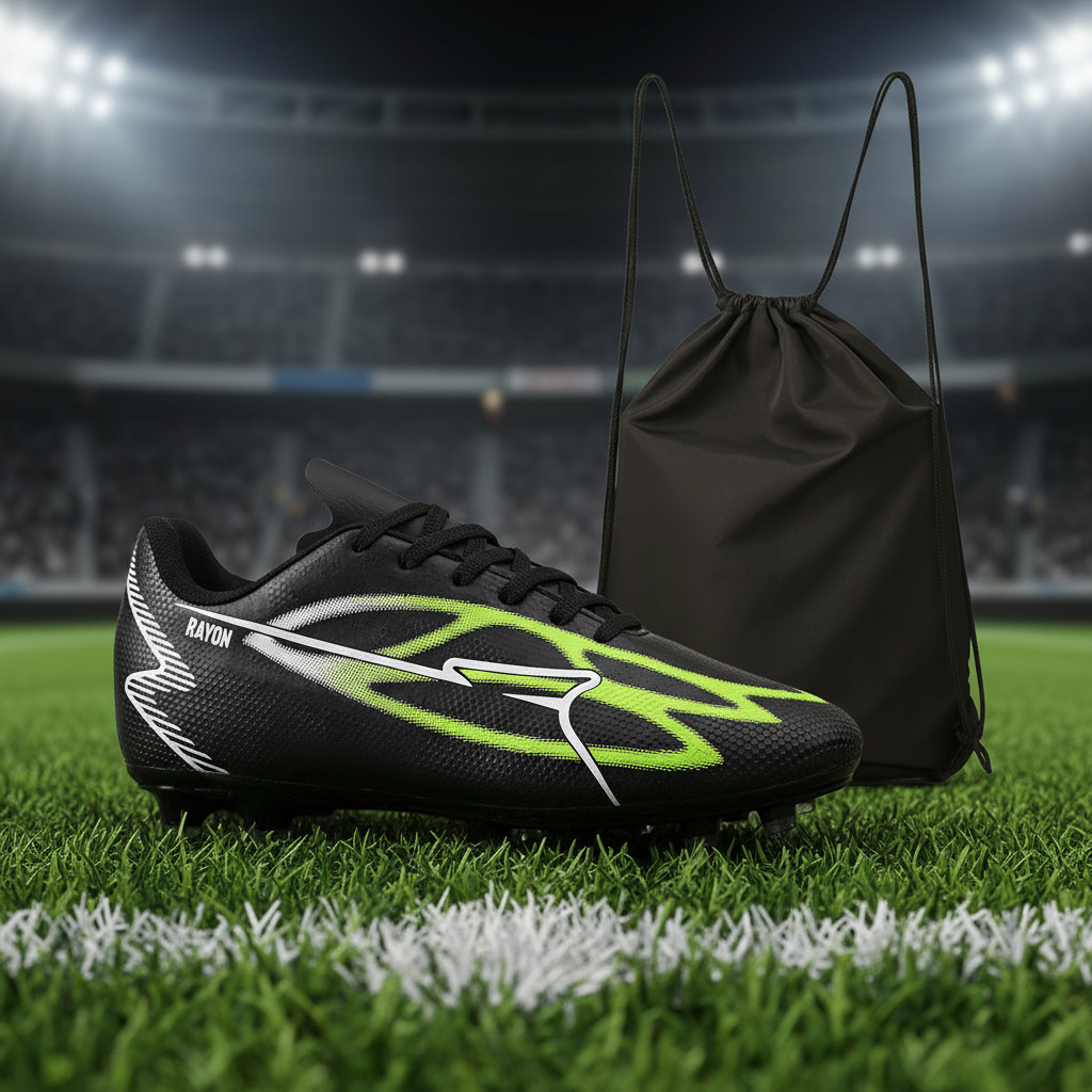 Kit Chuteira Sintética Campo + Mochila Esportiva – Kit Futebol Trava Alta Confortável Leve