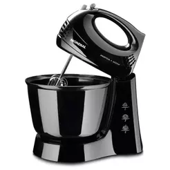 Batedeira Mondial Prática Com Pedestal 400W Preta 127V ou 220V