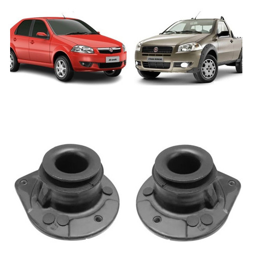 Par Coxim Suspensão Dianteira Original Fiat Strada Palio
