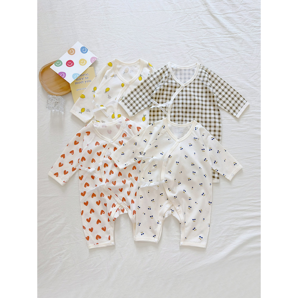 Bebê roupas de bebê meninos meninas manga comprida borboleta roupas recém-nascidos Jacquard macacão crianças bebê puro a