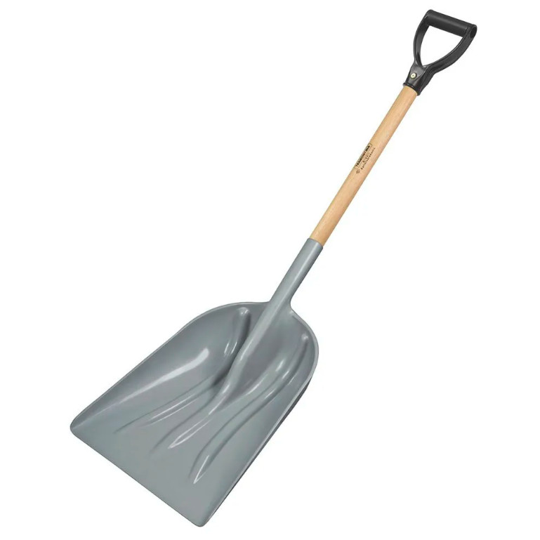 Pa Reta Plastica com Cabo de Madeira 79cm Punho D Tramontina 77540425